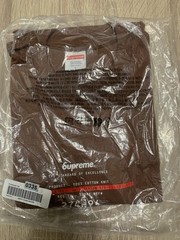 Supreme ‘Standard’ Brown Tee SS24 Size LARGE 100% Authentic NEW Ships Fast