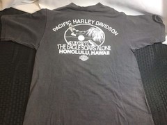 Vintage 90s Harley Davidson T-Shirt Pacific Honolulu Eagle Soars Med.