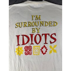VTG The Lion King Disney Store T Shirt White Surrounded By Idiots Fantasia RARE