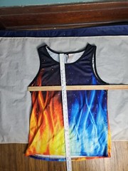 Lidipas Novelty Shirt Graphic Tank Top 3D Printed Men’s Size Large L Colorful