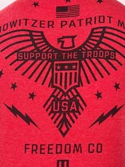 Howitzer Style Men’s T-Shirt Support Military Grunt MFG