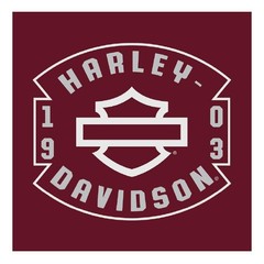 Harley-Davidson Men’s Captain Short Sleeve Chest Pocket Cotton T-Shirt, Maroon