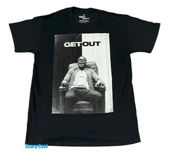 New Get Out 2017 Jordan Peele Horror Movie Poster Mens T-Shirt