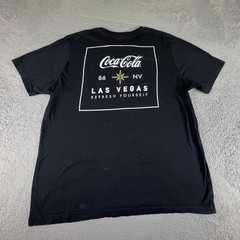 Coca Cola Shirt D Lab Collection Las Vegas Coke Graphic Tee Mens XXL 2XL Black
