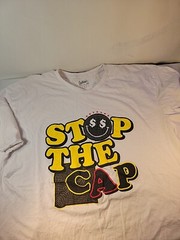 Outrank ‘Stop The Cap’ Mens T Shirt Size XL