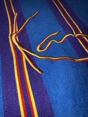 VTG ~ KARL KANI Shirt Mens LARGE Vertical Stripe Embroidered Logo Hip Hop Y2K