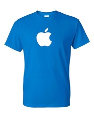 Apple Logo T-Shirt Unisex Cotton Crew Neck | 9 Colors S-XL Casual Tee