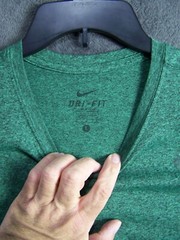 NIKE Shirt Adult Large Green Graphic Logo Short Sleeve Active Sports Outdoor Men