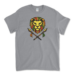 Custom T-Shirt African Lion/ Unisex Soft Style T-Shirts, Gildan Heavy- Cotton