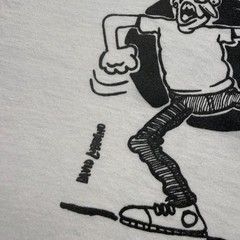 Vintage 80s IL Fascismo E Un Ricordo Da Non Calpestare Graphic T-Shirt – Medium