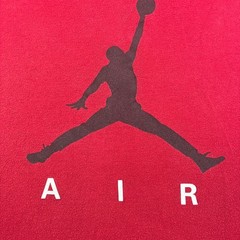 Jordan Shirt Mens 3XL XXXL Red Big Logo Air Tee Cotton Jumpman