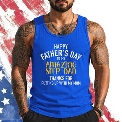 Happy Father’s Day Step dad Tank top