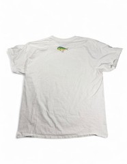 Costa Men’s XL White Dorado Fish Graphic Logo Crew Neck Short Sleeve T-Shirt