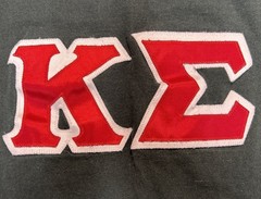 Kappa Sigma Shirt XL Green Red Embroidered Graphic Print READ
