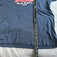 Old Navy 2012 American Flag T-Shirt Mens XXL Navy Blue USA Graphic Tee
