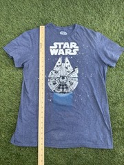 Disney Star Wars Mad Engine Millennium Falcon Blue Tshirt Mens Size Medium