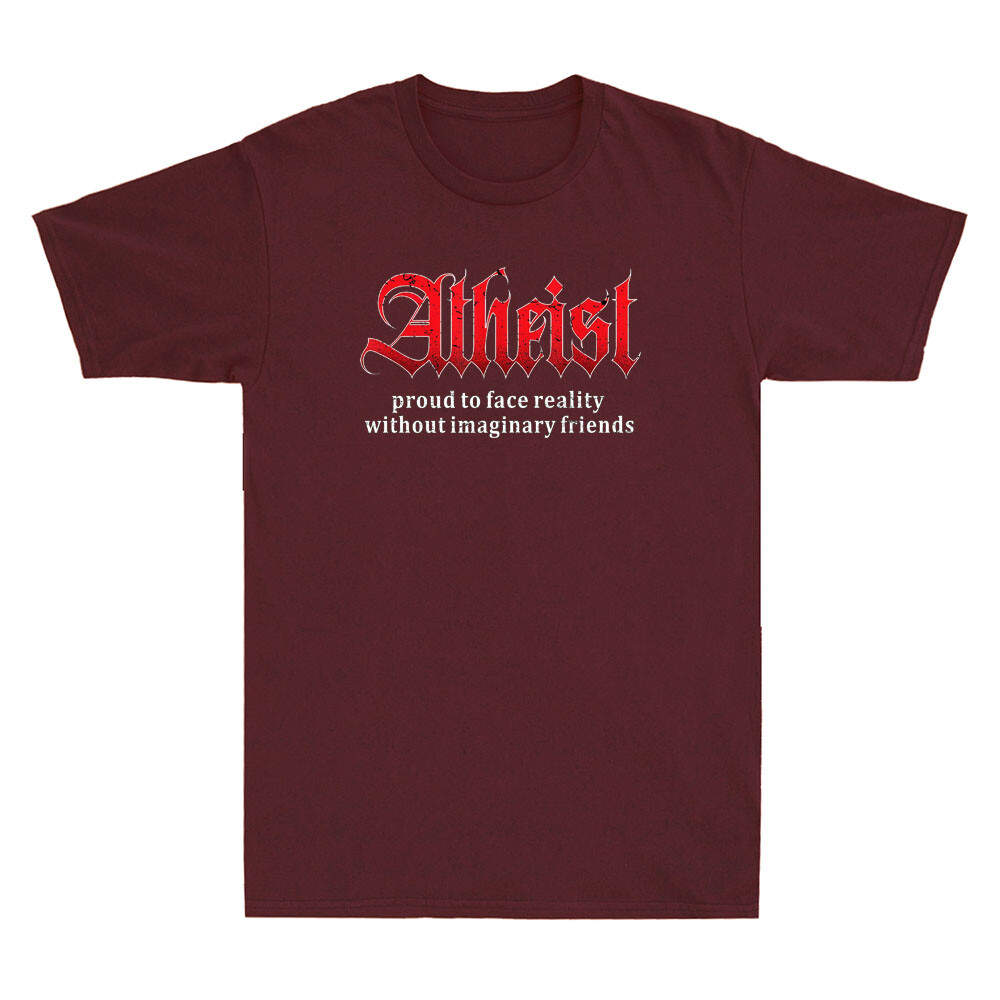 Proud Atheist Atheism Religion Science Agnostic Freethinker Retro Men’s T-Shirt