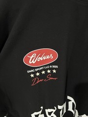 Darc Sport US Forever Premium Tee Men’s Wolf Graphic Crew Neck T-Shirt L Black