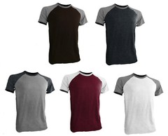 Styllion Big and Tall – Men’s Raglan Crew Baseball Shirts – Heavy Weight – RCSS