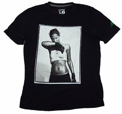 adidas Men’s Ultimate Tee Black Fighter Girl T-Shirt 2X