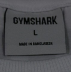 Gymshark Men’s Oversized Fit Timeless Power T-Shirt NN7 White Large NWT