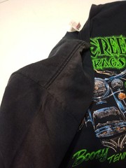 Lot Of 6 Men’s Size Large Black T-Shirts Biker Motorcycle With Damage
