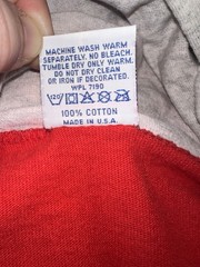 Vintage North Carolina State Medium T Shirt Hooded Red Single Stitch CLEAN WPS