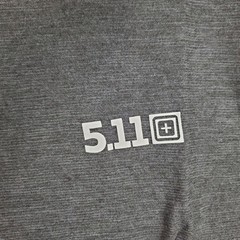5.11 Tactical Tri Blend Legacy Shirt Mens Medium Heather Black Logo Pullover Tee