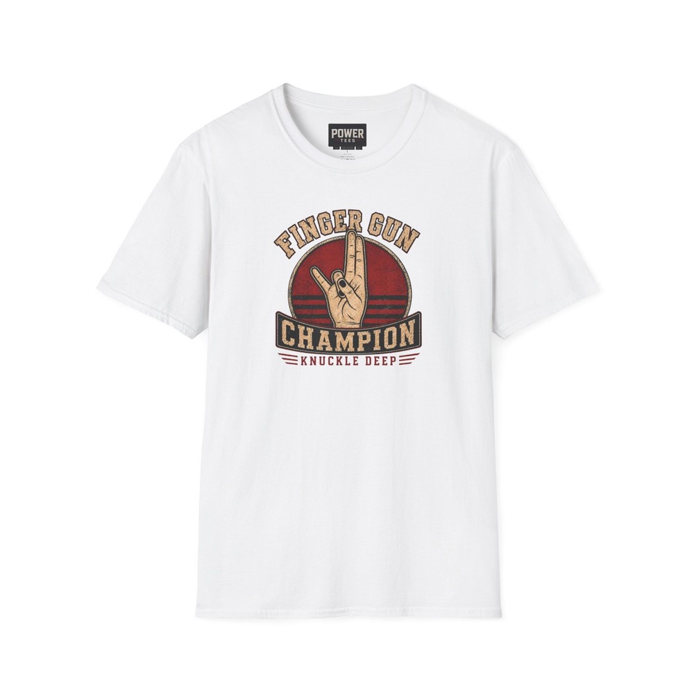 Finger Gun Champion Softstyle T-Shirt