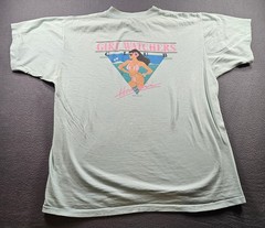 Vintage Girl Watchers Club Shirt Mens XL Green Graphic Hawaii Happy Shirts 80s