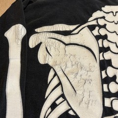 Vintage 1997 Misfits Long Sleeve Shirt Skeleton Punk Band Glow In The Dark VTG
