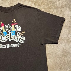 Vintage Delta Pro Weight Dip Me In Chocolate Novelty T Shirt Brown XL Mens Y2K