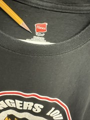 88 Fingers Louie Original Shirt Chicago Blackhawks Huge Logo Front And Back Rare