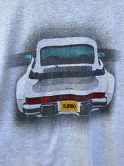 Vintage 90’s Porsche Turbo Double Sided Car T-Shirt Size XL Single Stitch