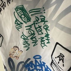 Fresh Prints of Bel-Air Grind Monster Graffiti AOP T-Shirt XL Drill Clothing