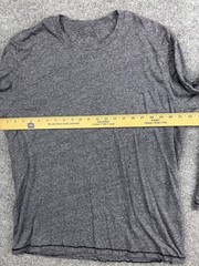 Velvet Men Shirt Mens XL Heather Gray Long Sleeve Crewneck Tri-Blend Made in USA