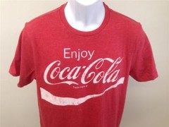 NEW Enjoy Coca Cola COKE Mens Sizes XS-S Super Soft Vintage Look Old Navy Shirt