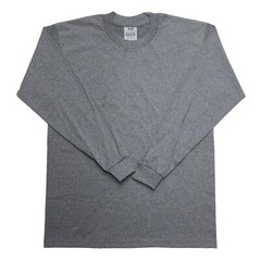 Pro Club Men’s Heavyweight Cotton Long Sleeve Crew Neck T-Shirt