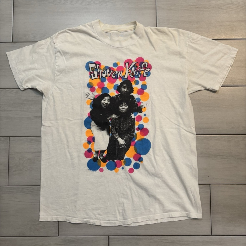 Shonen Knife band white VTG T-shirt Unisex All sizes S to 45Xl 1F1882