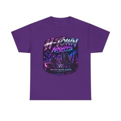 H-Town Nights T-Shirt | Houston Neon Tee | Streetwear Shirt Unisex