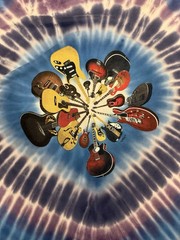 Vintage 1998 Woodstock Tie Dye T Shirt XL Sundog DuBois Double Sided Festival XL