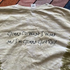 Fear and Loathing Goin Out West Tie-Dyed T-Shirt LARGE