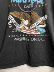 Hard Rock Cafe Shirt Adult XL Black Pacsun Washington DC Eagle Embassy Rock