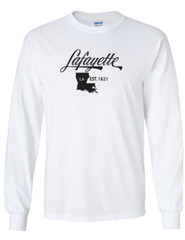 Lafayette Louisiana State T-Shirt Long Sleeve Graphic Tees Unisex apparel