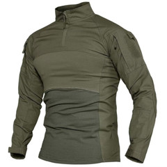 Mens Outdoor Long Sleeve Shirt 1/4 Zip Hiking Fishing Sweatshirt
