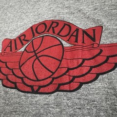VTG Nike Air Jordan Wings Logo T-Shirt 80s Men’s XL Grey Made USA Single Stitch