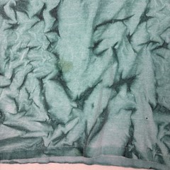 Green Tie Dye T Shirt Mens XL Grunge Distressed Blank Vintage Style Festival Tee