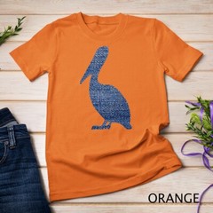 Pelican T Shirt – Denim Blue Jean Texture Unisex T-shirt