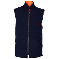 PADDED HIGH VISIBILITY REVERSIBLE BODY WARMER