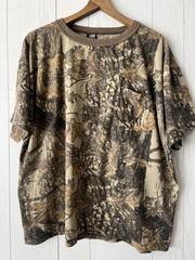 Vintage ACE SPORTSWEAR T-Shirt Mens 2XL 90s BOXY Sniper Camo Pocket Hunting USA